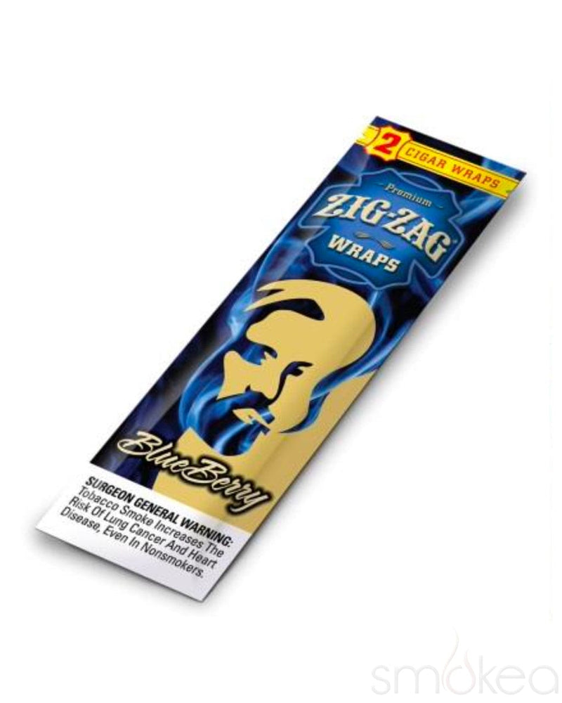 Zig Zag Flavored Blunt Wraps (2-Pack) Blueberry