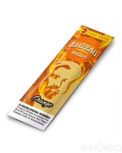 Zig Zag Flavored Blunt Wraps (2-Pack) Orange