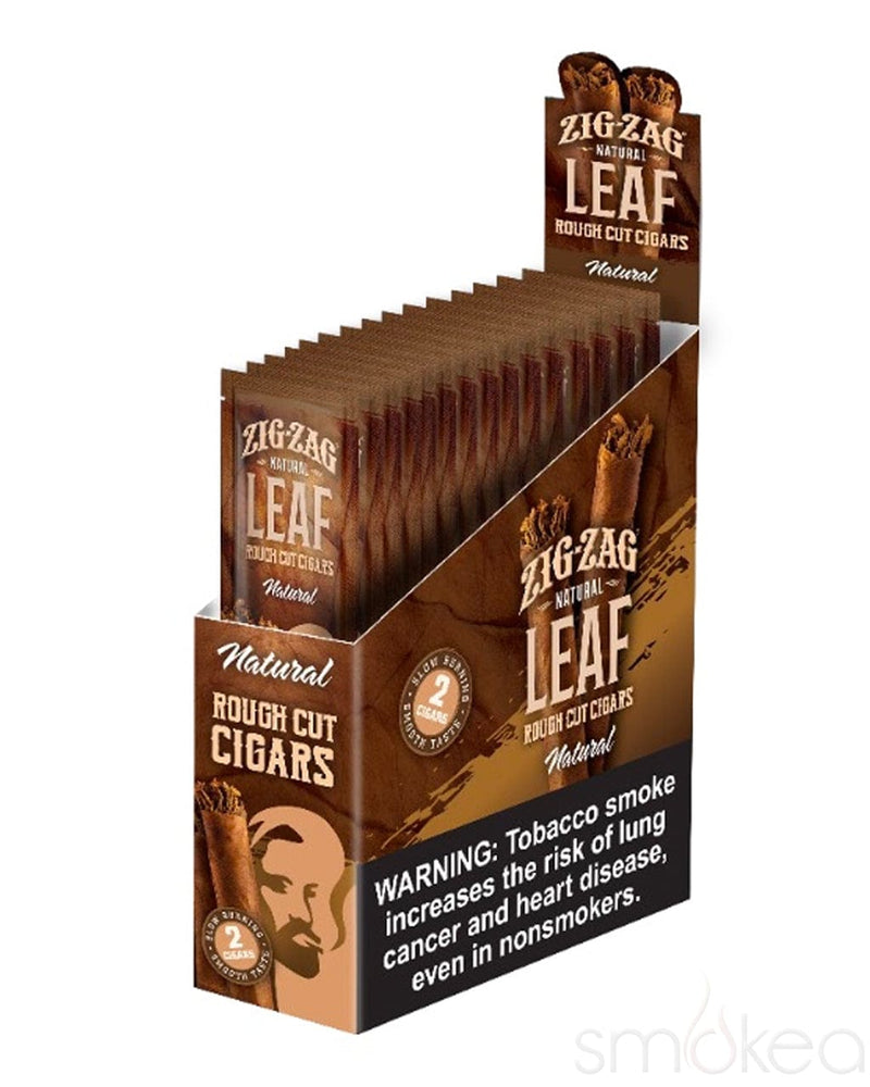 Zig Zag Natural Leaf Rough Cut Cigars (2-Pack)