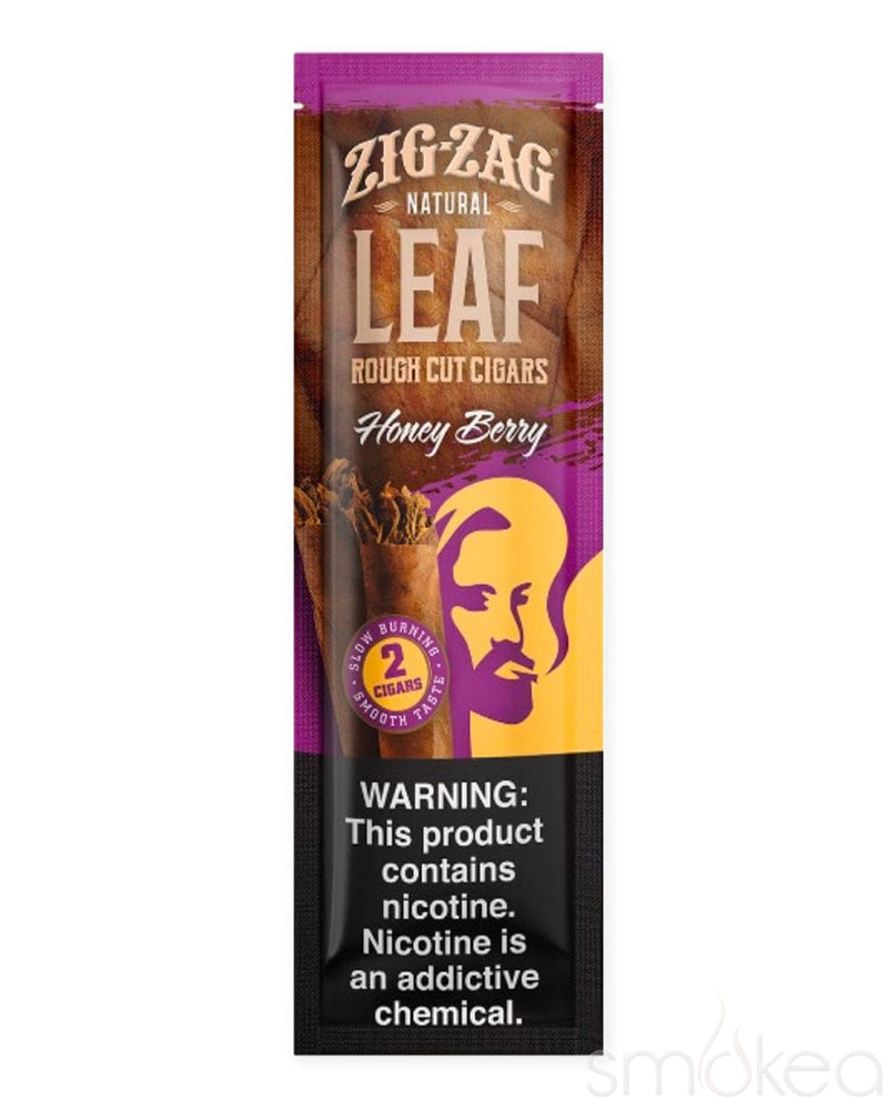 Zig Zag Natural Leaf Rough Cut Cigars (2-Pack) Honey Berry