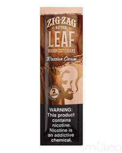 Zig Zag Natural Leaf Rough Cut Cigars (2-Pack) Russian Cream