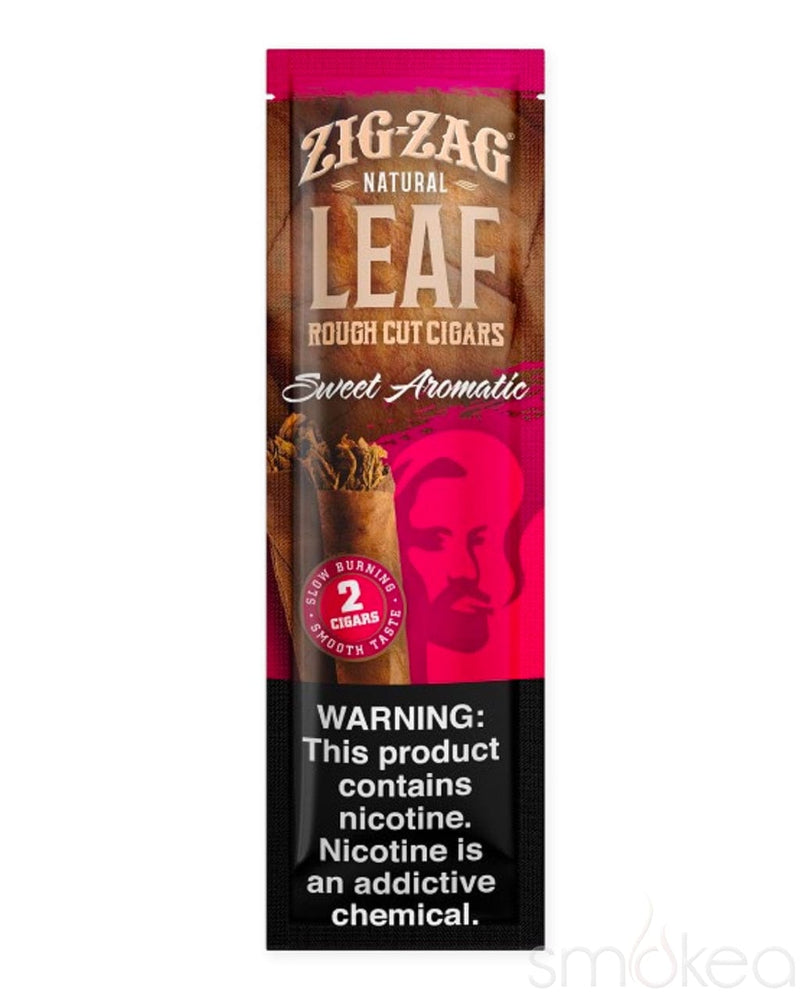 Zig Zag Natural Leaf Rough Cut Cigars (2-Pack) Sweet Aromatic