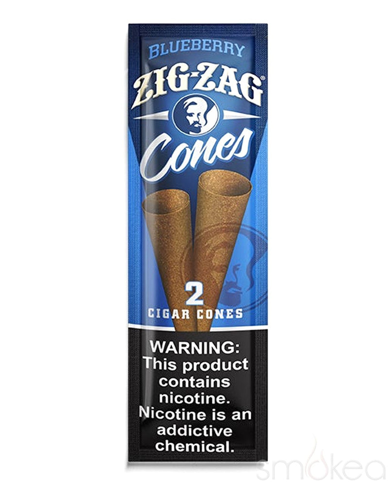 Zig Zag Pre-Rolled Cone Blunt Wraps Blueberry