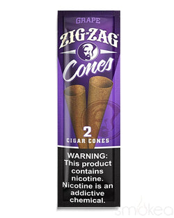 Zig Zag Pre-Rolled Cone Blunt Wraps Grape